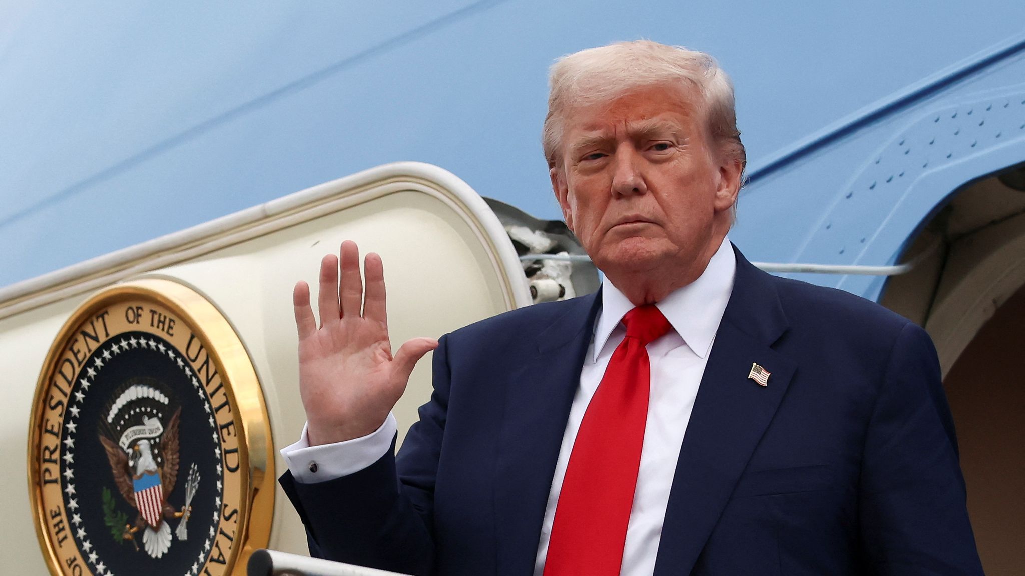 President Trump Lands in Scotland, Warns Europe on Migration